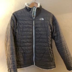 North Face girls reversible jacket -girls size XL